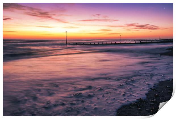 Yorkshire Seaside town of Withernsea Print by Tim Hill