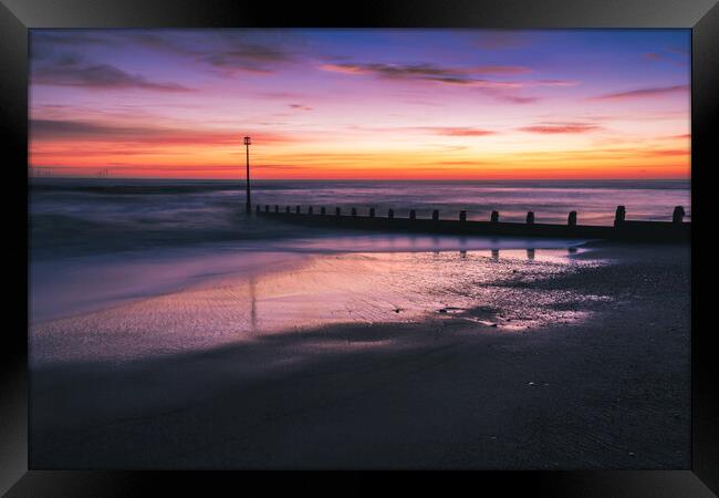 The Mesmerising Beauty of Withernsea Sunrise Framed Print by Tim Hill