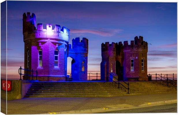 Pier Towers Withernsea Canvas Print by Tim Hill