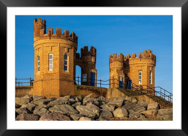 The Sandcastle or Pier Towers at Withernsea Framed Mounted Print by Tim Hill