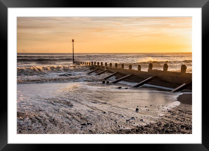 Withernsea Seascape, East Yorkshire Coast Framed Mounted Print by Tim Hill