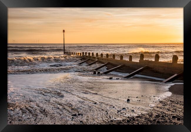 Withernsea Seascape, East Yorkshire Coast Framed Print by Tim Hill