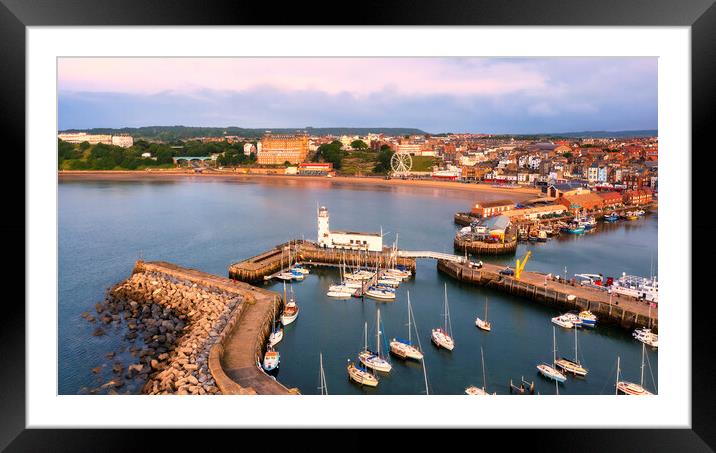 Scarborough South Bay Framed Mounted Print by Tim Hill