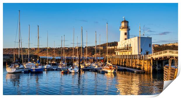 Scarborough Lighthouse Yorkshire Print by Tim Hill