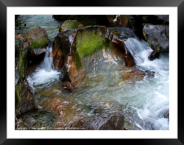 WET ROCKS.. WILD HIGHLANDS / 5 SISTERS -kintail-sc Framed Mounted Print by dale rys (LP)