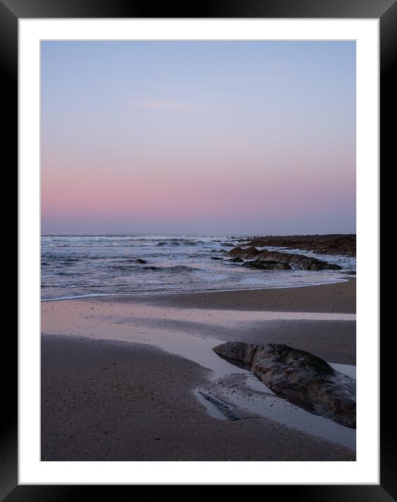 Croyde Bay sunrise Framed Mounted Print by Tony Twyman