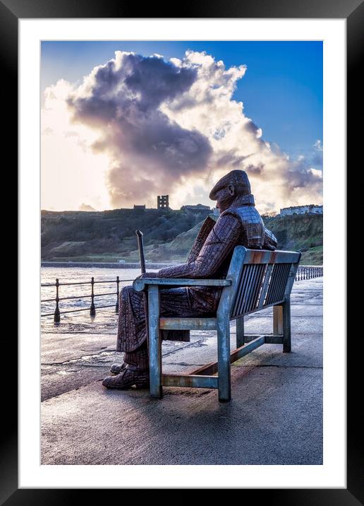 Overcoming Tragedy at Scarborough Sunrise Framed Mounted Print by Tim Hill
