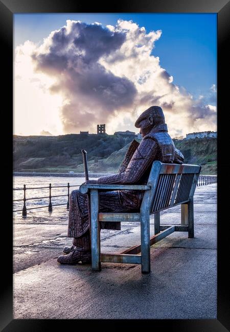 Overcoming Tragedy at Scarborough Sunrise Framed Print by Tim Hill