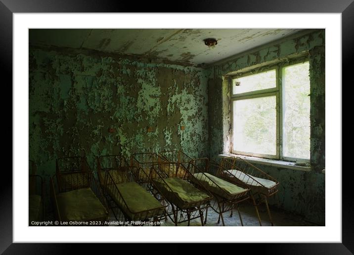 Hospital Number 126, Pripyat (Chernobyl Exclusion Zone, Ukraine) Framed Mounted Print by Lee Osborne