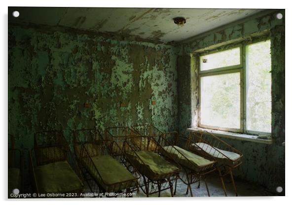 Hospital Number 126, Pripyat (Chernobyl Exclusion Zone, Ukraine) Acrylic by Lee Osborne