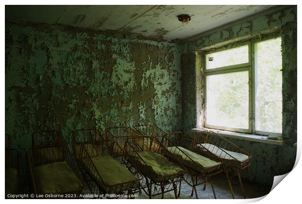 Hospital Number 126, Pripyat (Chernobyl Exclusion Zone, Ukraine) Print by Lee Osborne