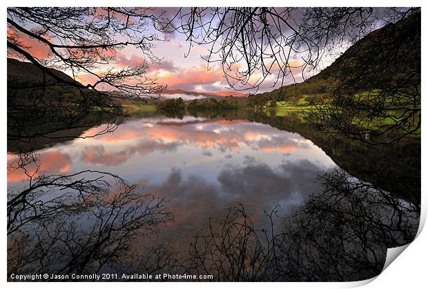 Rydalwater Reflections Print by Jason Connolly
