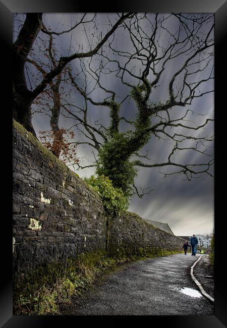 Dark Lane Warley Town Framed Print by Glen Allen
