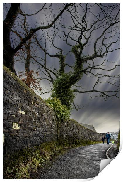 Dark Lane Warley Town Print by Glen Allen