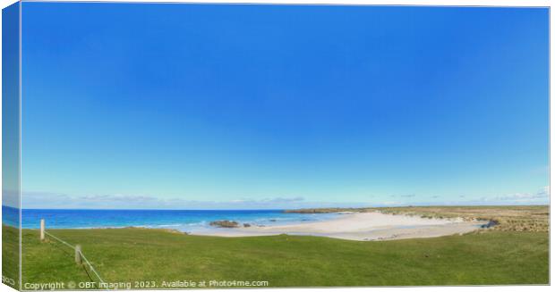 Balevullin Beach Isle Of Tiree Scotland Canvas Print by OBT imaging