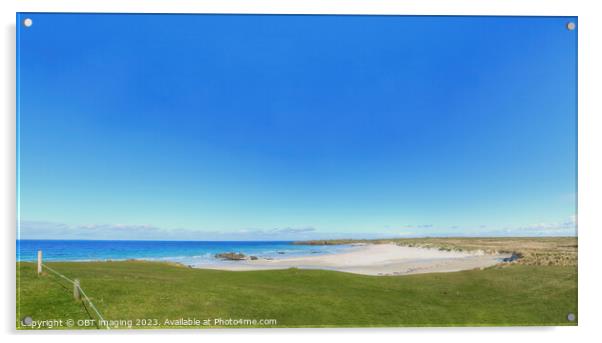 Balevullin Beach Isle Of Tiree Scotland Acrylic by OBT imaging