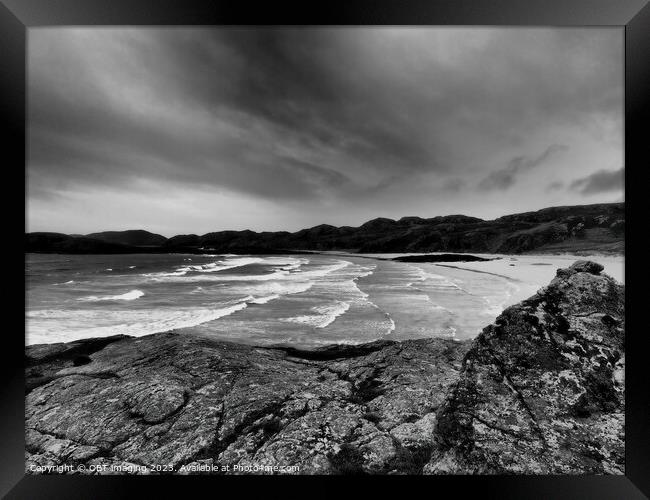 Oldshoremore Beach North West Scotland Framed Print by OBT imaging