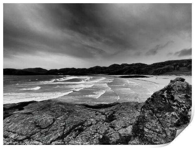 Oldshoremore Beach North West Scotland Print by OBT imaging
