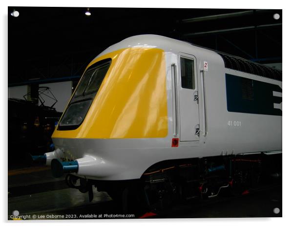 Prototype High Speed Train Acrylic by Lee Osborne