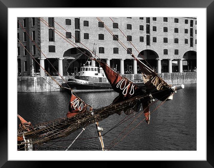 Liverpool Docks Framed Mounted Print by Natalie Bailey