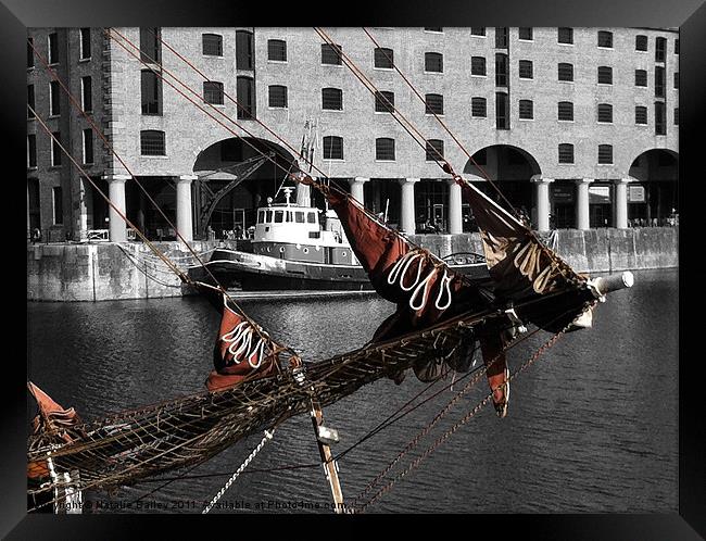 Liverpool Docks Framed Print by Natalie Bailey