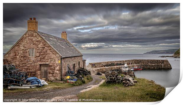 Cove Harbour Print by John Godfrey Photography