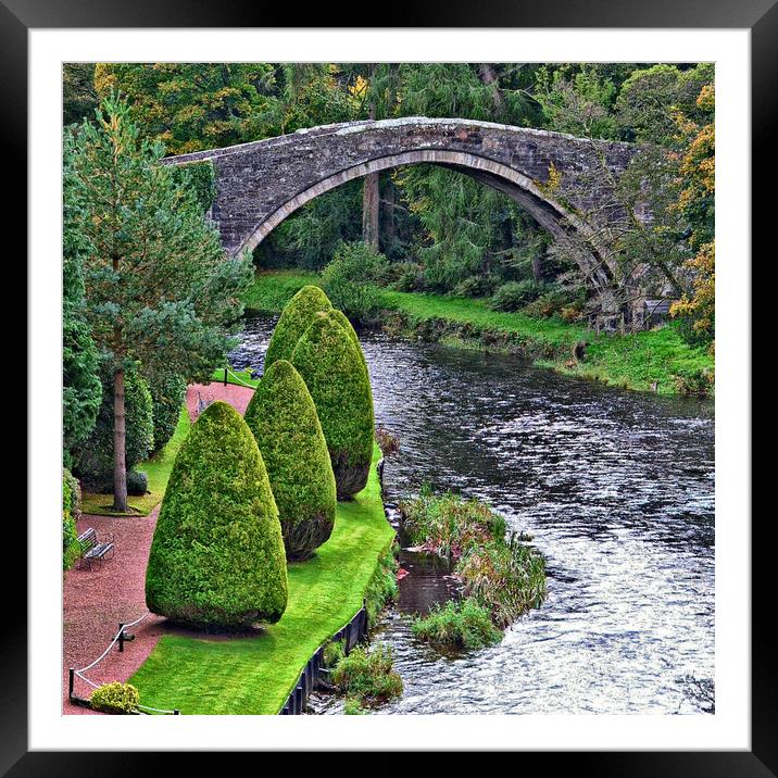 Brig o Doon, of Burns fame Framed Mounted Print by Allan Durward Photography