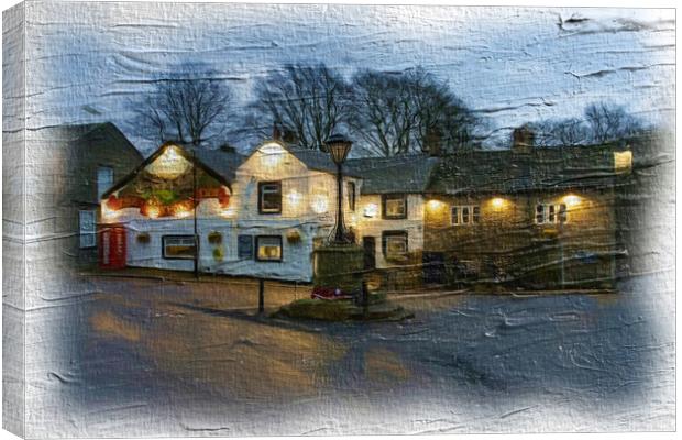 The Maypole Digital Painting Warley Town Canvas Print by Glen Allen