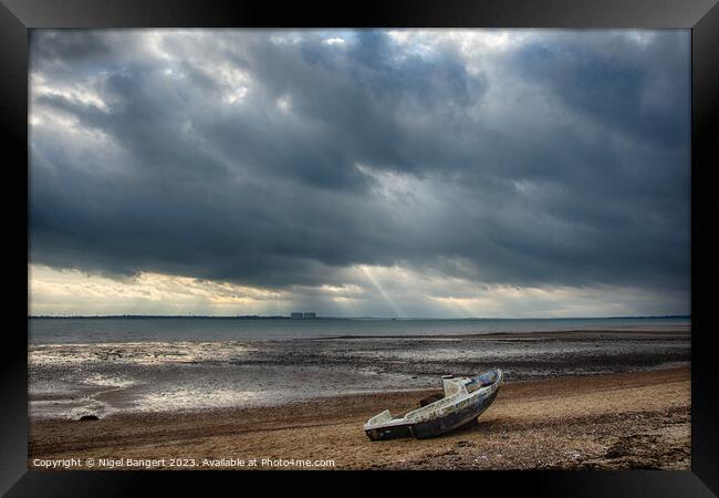 Washed Up Framed Print by Nigel Bangert