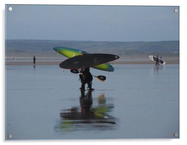 Surfs up! Acrylic by kelly Draper