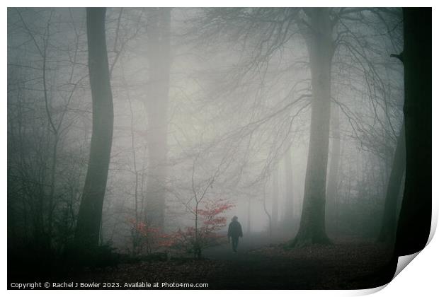 Winter Walker Print by RJ Bowler