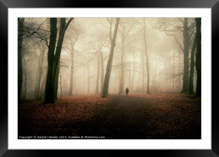 A Winter Walk Framed Mounted Print by RJ Bowler