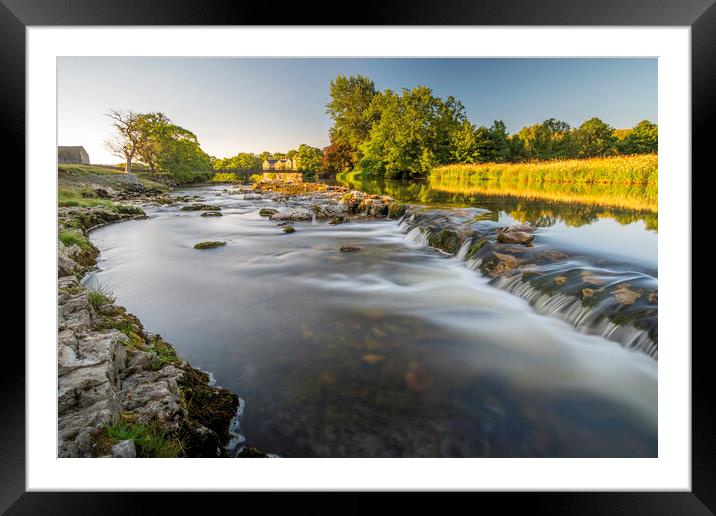 Linton Falls, River Wharfe, Grassington Framed Mounted Print by Tim Hill
