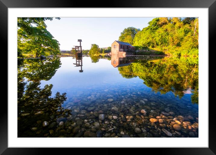 Above Linton Falls, River Wharfe, Grassington Framed Mounted Print by Tim Hill