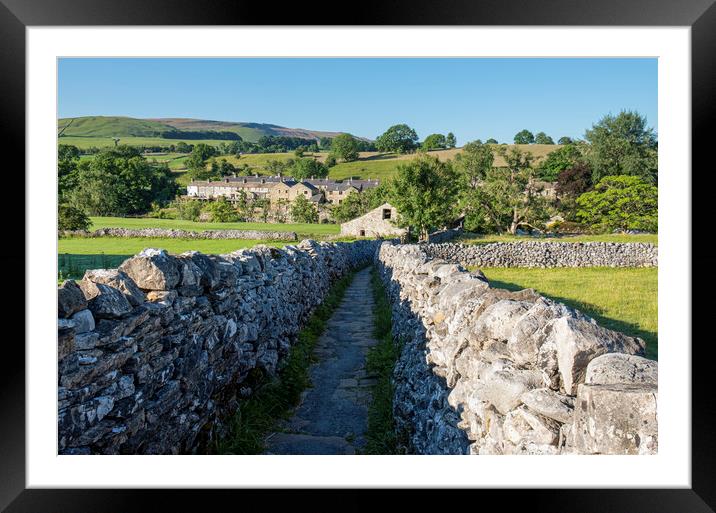 Dry Stone Walls at Grassington, Yorkshire Dales Framed Mounted Print by Tim Hill