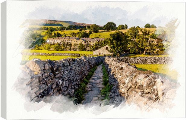 SunKissed Yorkshire Dales Canvas Print by Tim Hill