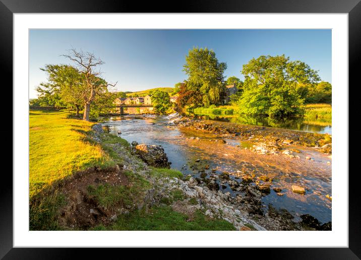 River Wharfe near Linton Falls, Grassington Framed Mounted Print by Tim Hill