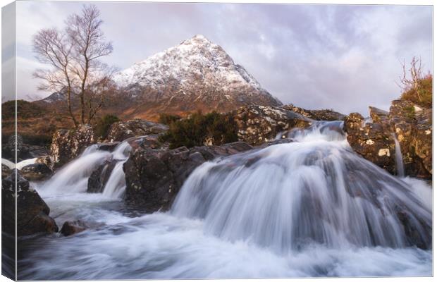 Buachaille Etive Mòr. The Iconic view. Canvas Print by John Finney