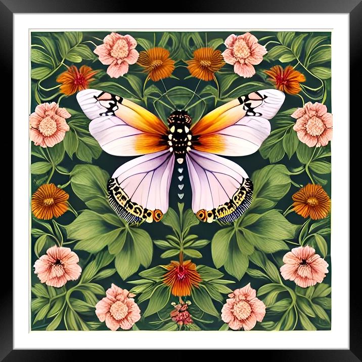 Delicate butterfly Framed Mounted Print by Scott Anderson