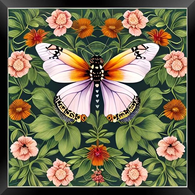 Delicate butterfly Framed Print by Scott Anderson