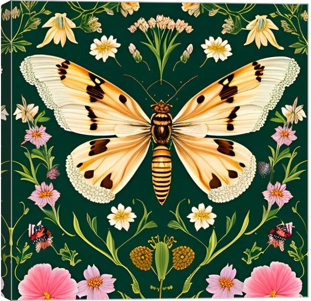 Orange Butterfly Canvas Print by Scott Anderson