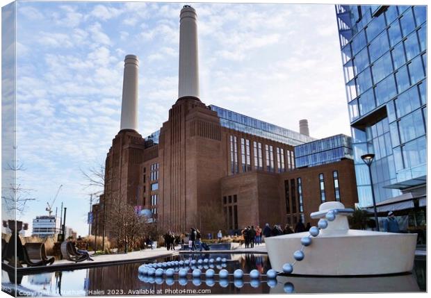 Battersea Power Station Feb 2023 Canvas Print by Nathalie Hales