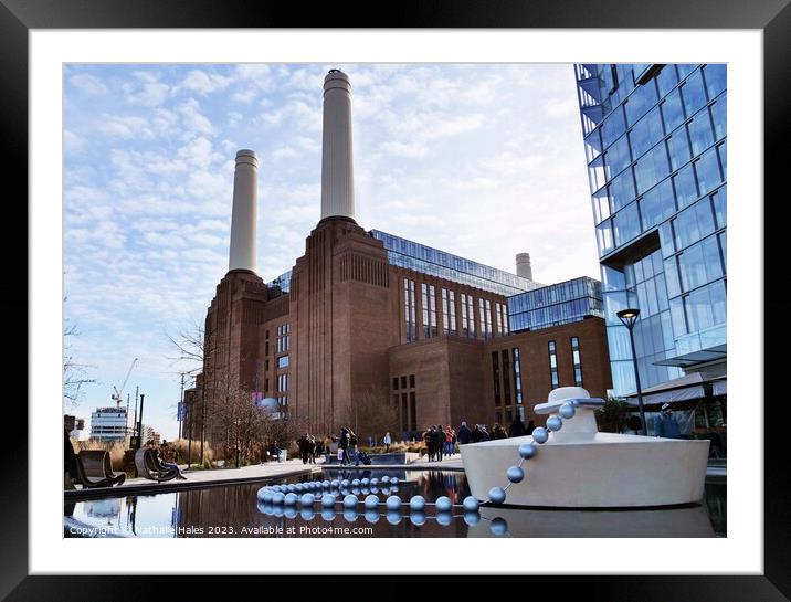 Battersea Power Station Feb 2023 Framed Mounted Print by Nathalie Hales