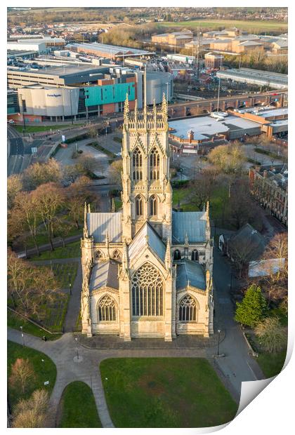 Doncaster Minster Print by Apollo Aerial Photography