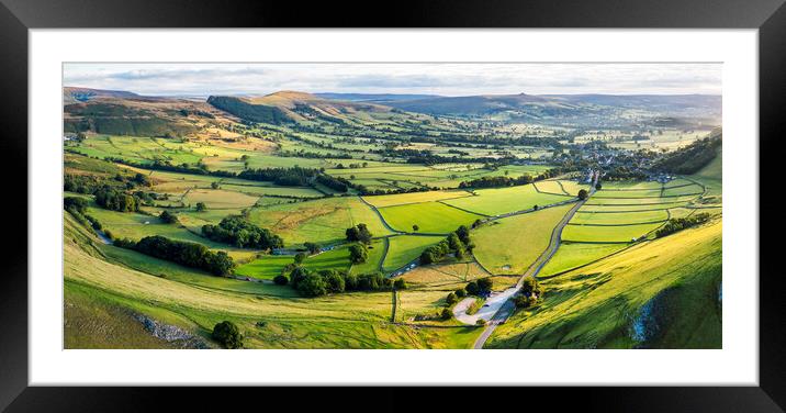 The Hope Valley Derbyshire Peak District Framed Mounted Print by Tim Hill
