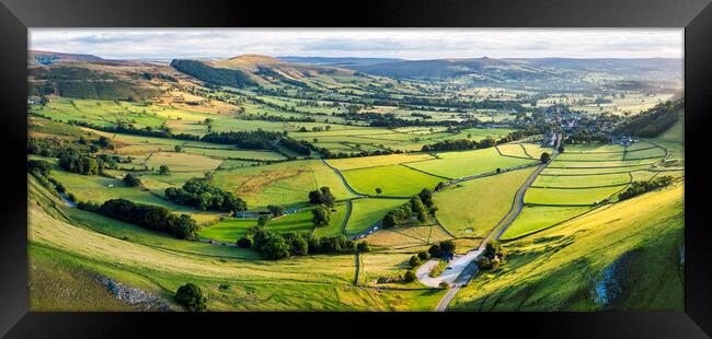 The Hope Valley Derbyshire Peak District Framed Print by Tim Hill