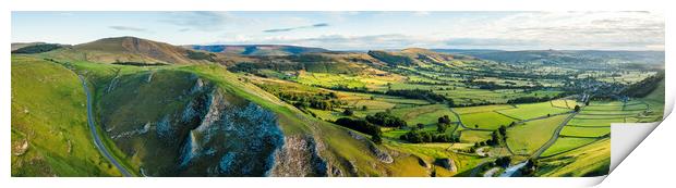 Hope Valley Panoramic Print by Tim Hill