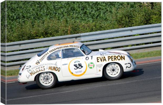 Porsche 356 Pre-A Sports Motor Car Canvas Print by Andy Evans Photos