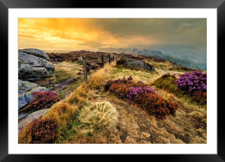 Peak District Sunrise, Surprise View Framed Mounted Print by Tim Hill