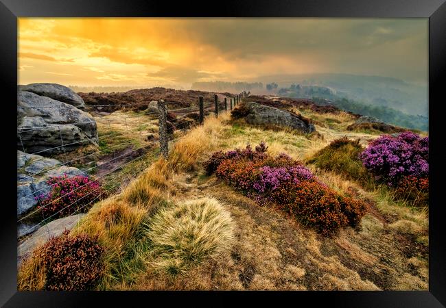 Peak District Sunrise, Surprise View Framed Print by Tim Hill
